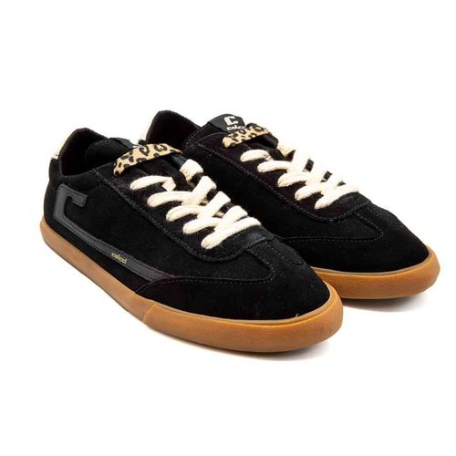 Tênis Colcci Cool Suede Onça Preto