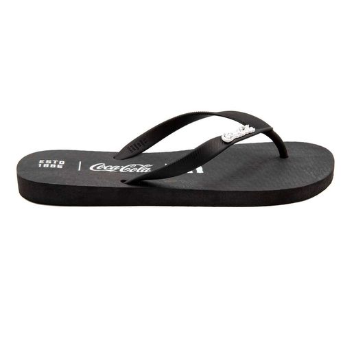Chinelo Coca-Cola Shoes Imperial Preto